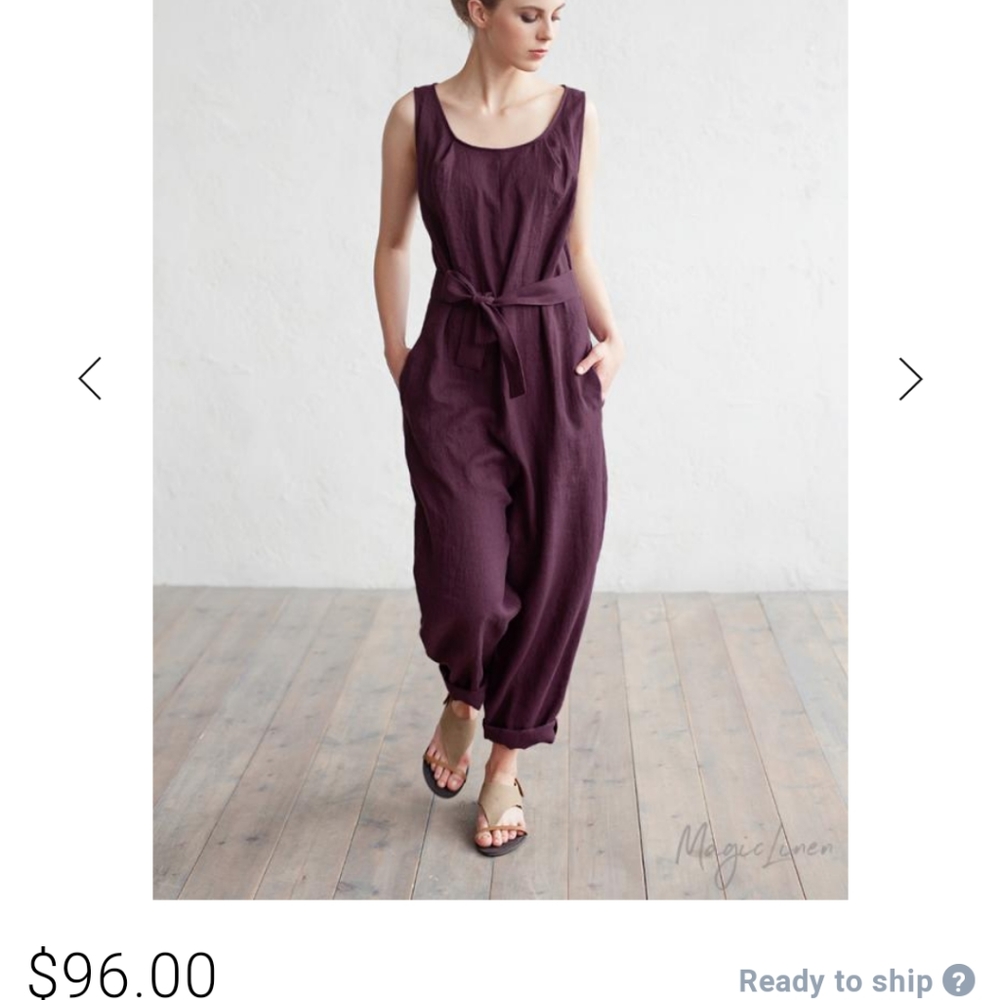 Linen jumpsuit
